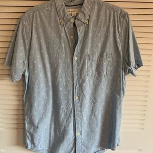 MENS M Aeropostale button up polo shirt